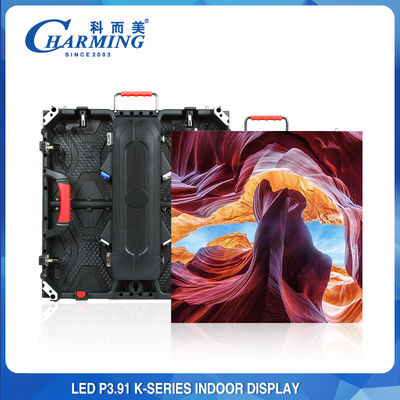 اجاره عملی صفحه نمایش LED ثابت P3.91 داخلی با دسته لاستیکی