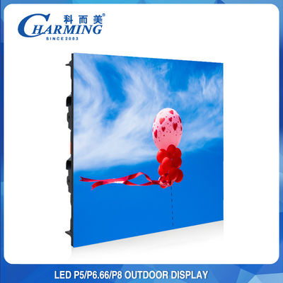 ROHS P5 4K صفحه نمایش دیواری LED در فضای باز ثابت برای تبلیغات