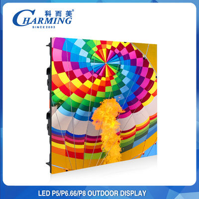 دیوار ویدئویی خارجی IP65 ضد آب، تابلوی تبلیغاتی LED P4 P5 P8