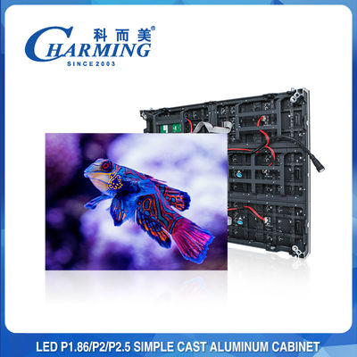 صفحه نمایش LED ثابت 256x192 داخلی داخلی چند صحنه ضد برخورد