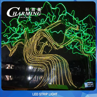 نور نوار LED RGB داخلی برشی چند منظوره در فضای باز بادوام