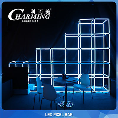 چراغ لوله LED کنترل مستقل پیکسل در فضای باز ضد آب برای سیگنال DMX اجاره ای