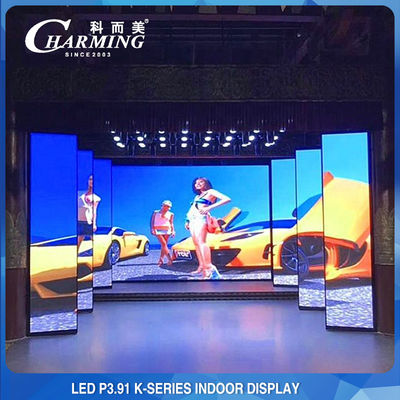 دیوار ویدئویی LED داخلی 14-16 بیتی، صفحه نمایش LED اجاره ای داخلی P3.91 IP42