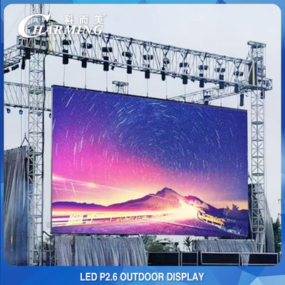 صفحه نمایش دیواری LED چند منظوره P2.6 اجاره در فضای باز برای نمایشگاه تجاری کنسرت