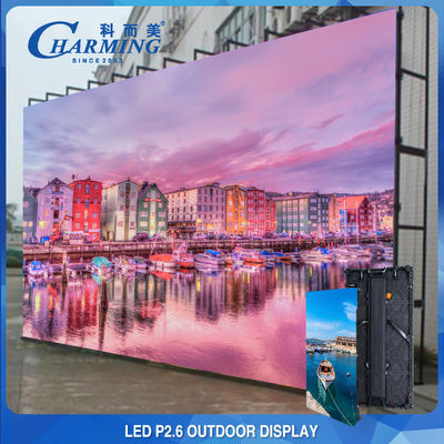 نمایشگر LED اجاره ای 14-16 بیتی 4k در فضای باز ضخامت 86 میلی متر P3.91