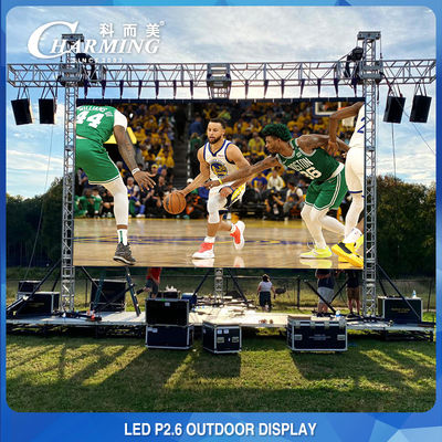 256x128 Stage Events Display Wall Video LED Anti Collision P2.6 P3.91 P4.81