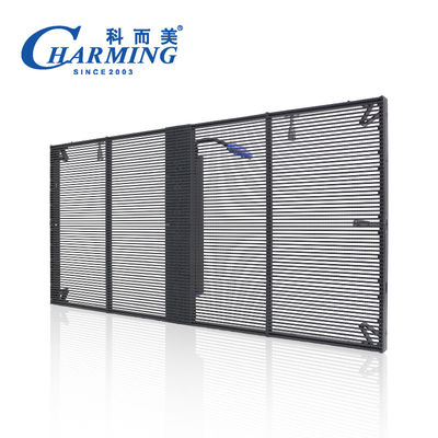دیوار ویدئویی LED شفاف داخلی ضد آب P3.91 - P7.8 برای مرکز خرید