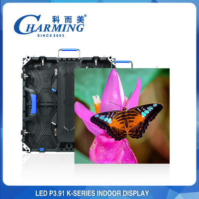 طراحی حرفه ای IP50 ضد آب P2.6 صفحه نمایش داخلی LED با 800CD / m2 روشنایی