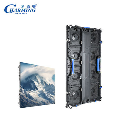 دیوار ویدئویی در فضای باز ضد برخورد , صفحه نمایش LED اجاره ای استیج باریک P3.91 P2.6