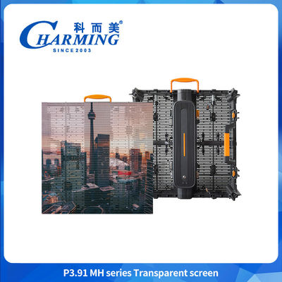 صفحه نمایش شفاف انعطاف پذیر LED سری P3.91MH صفحه نمایش شفاف فوق نازک ضد آب صفحه نمایش شفاف