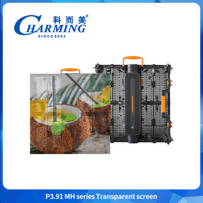 روش های نصب چندگانه رنگ RGB P3.91MH سری SMD1921 صفحه شفاف با قفل سریع