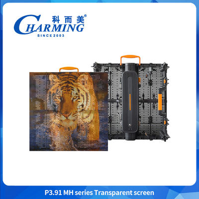 500*500mm P3.91 LED شفاف صفحه نمایش خرید مرکز خرید صفحه نمایش تبلیغاتی صفحه نمایش دیواری LED