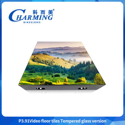 صفحه نمایش فلز ال ای دی صحنه نمایش 3D پویا نمایشگاه خرید مرکز خرید کف بار صفحه نمایش LED تمام رنگی