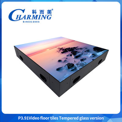 IP65 دیسکو فلور رقص پیکسل پیت P3.91MM چراغ تا فلور رقص
