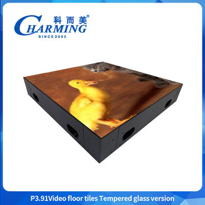 P3.91 پنل کف Led Led Stage کف دیسکو کف با شیشه سخت می تواند ضد آب