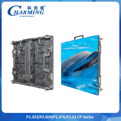 روشنایی بالا 500*500/1000MM سری CP آلومینیوم آلیاژ اجاره در فضای باز Sxey صفحه نمایش ویدئو LED صفحه نمایش داخلی P2.6-3.91 ویدئو زنده LED