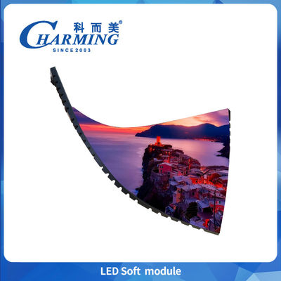 4k P2 P2.5 P3.076 ماژول نرم داخلی LED 400-800 روشنایی بالا Rgb LED انعطاف پذیری نمایش