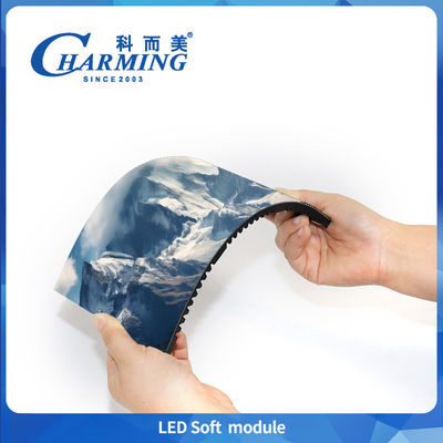 P3 P3.076 P4 ماژول نرم داخلی LED با قدرت کم و گرما کم نصب ثابت برای صفحه موج و صفحه نوار