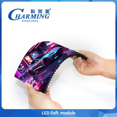 ماژول نرم LED داخلی P1.86/P2/P2.5/P3.076 با قدرت پایین و حرارت کم ماژول LED RGB برای صفحه موج