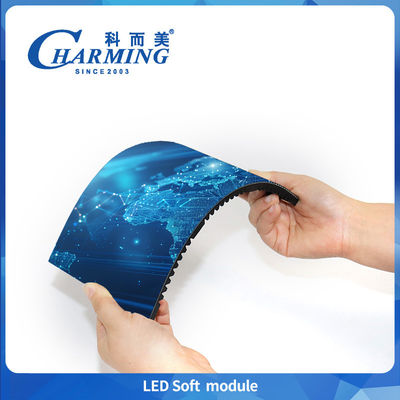 جذاب P1.86 / P2 / P2.5 / P3 / P3.076/ P4 نرخ تجدید بالا صفحه نمایش داخلی LED ماژول های مغناطیسی نرم پشتیبانی اسپیرال و موج و صفحه نمایش نوار