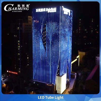 چراغ لوله ای LED ضد آب IP65 RGB کنترل SPI SMD5050 برای ساختمان