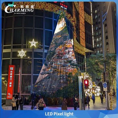 30MM IP66 DC24V RGB پروفایل آلومینیوم بیرونی دائمی LED کریسمس LED Pixel Point Light