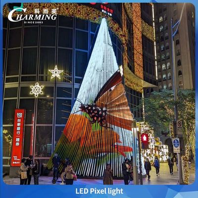چراغ پیکسل مارک جذاب با رنگ کامل RGB IP66 استفاده برای روشنایی ساختمان و روشنایی پل