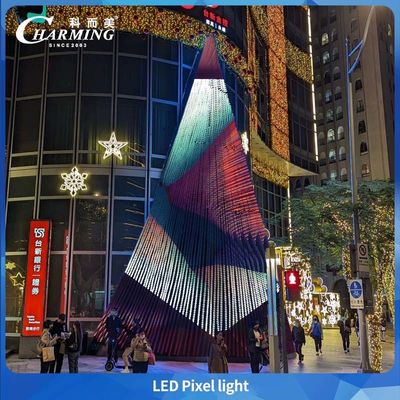 چراغ‌های پیکسل LED SMD3535 50C ضدآب IP66 کنترل SPI برای دیوار‌های بیرونی، صحنه، روشنایی پارک