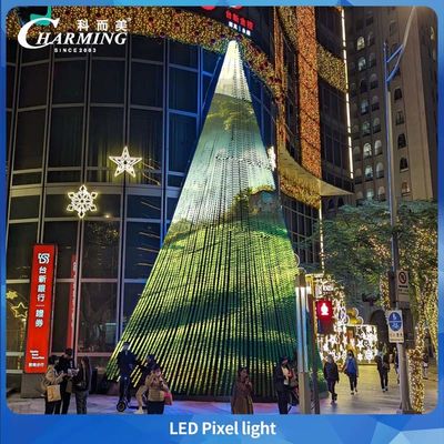 چراغ پیکسل محبوب محصول 2025 SMD3535 با پوسته PC + پوسته سطح شفاف برای ساختمان هایی مانند نورپردازی درخت کریسمس