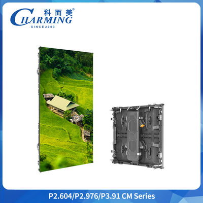 نمایشگر LED ضدآب فضای باز آلیاژ آلومینیوم 6.4 کیلوگرمی IP65 P2.6 P2.98 P3.91