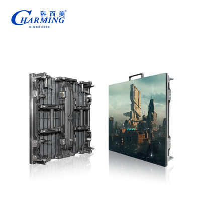 سری CP P2.604 صفحه نمایش انعطاف پذیر ال ای دی 500x500mm 147456 نقطه / m2 IP42 برای دیوارهای ویدئویی داخلی بدون درز