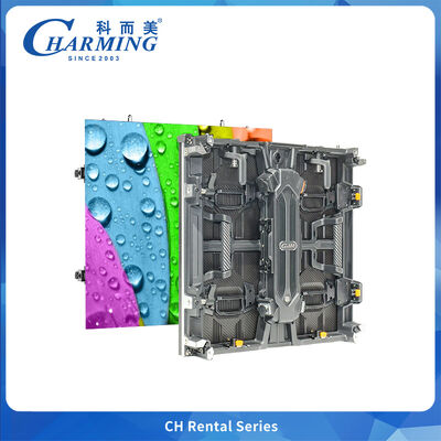 500x500mm Refresh بالا در فضای باز P3.91CH سری خم شده انعطاف پذیر و منظم کابینت برای رویدادها