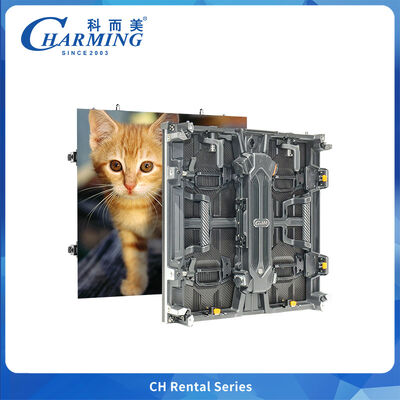 نمایشگر LED فضای باز با شکل خلاقانه P3.91 کابینت انعطاف پذیر زاویه راست منحنی 7680 هرتز برای کنسرت جشنواره