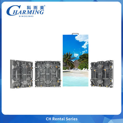 IP65 کابینت صفحه نمایش LED بیرونی 500x500mm 15m ارتفاع بلند کردن تعمیرات جلویی برای اجاره مرحله