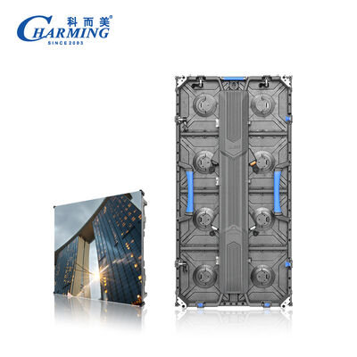 محافظ گوشه نیمه اتوماتیک P3.91 جعبه کنترل صفحه نمایش LED قفل فوق نازک در فضای باز Ip65 پرچمدار بالا