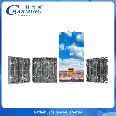 نمایشگر LED اجاره ای P3.91 کابینت آلیاژ آلومینیوم دایکاست صفحه نمایش تجاری ضد آب با ویژگی های تعمیر و نگهداری جلو و عقب