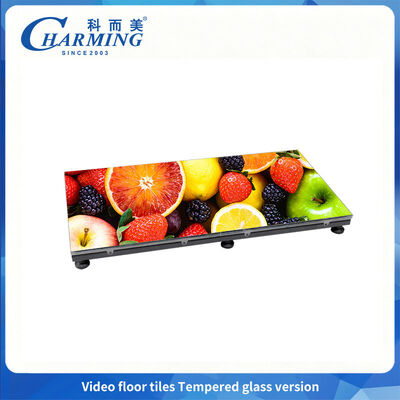 صفحه نمایش LED تعاملی کف با شیشه سکوریت 8 میلی‌متری مقاوم در برابر بار و پیکسل پیچ P3.91 برای اجرای صحنه